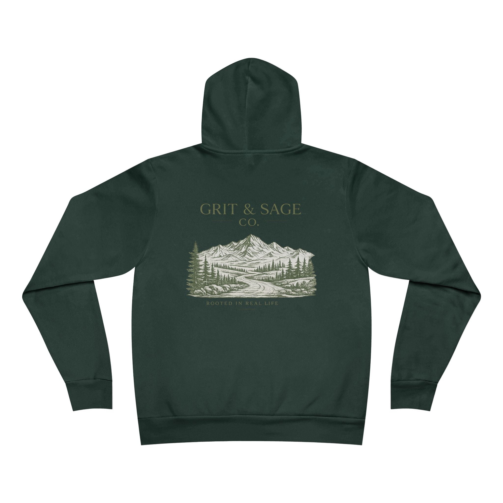 Grit & Sage Mountain Hoodie- Sage