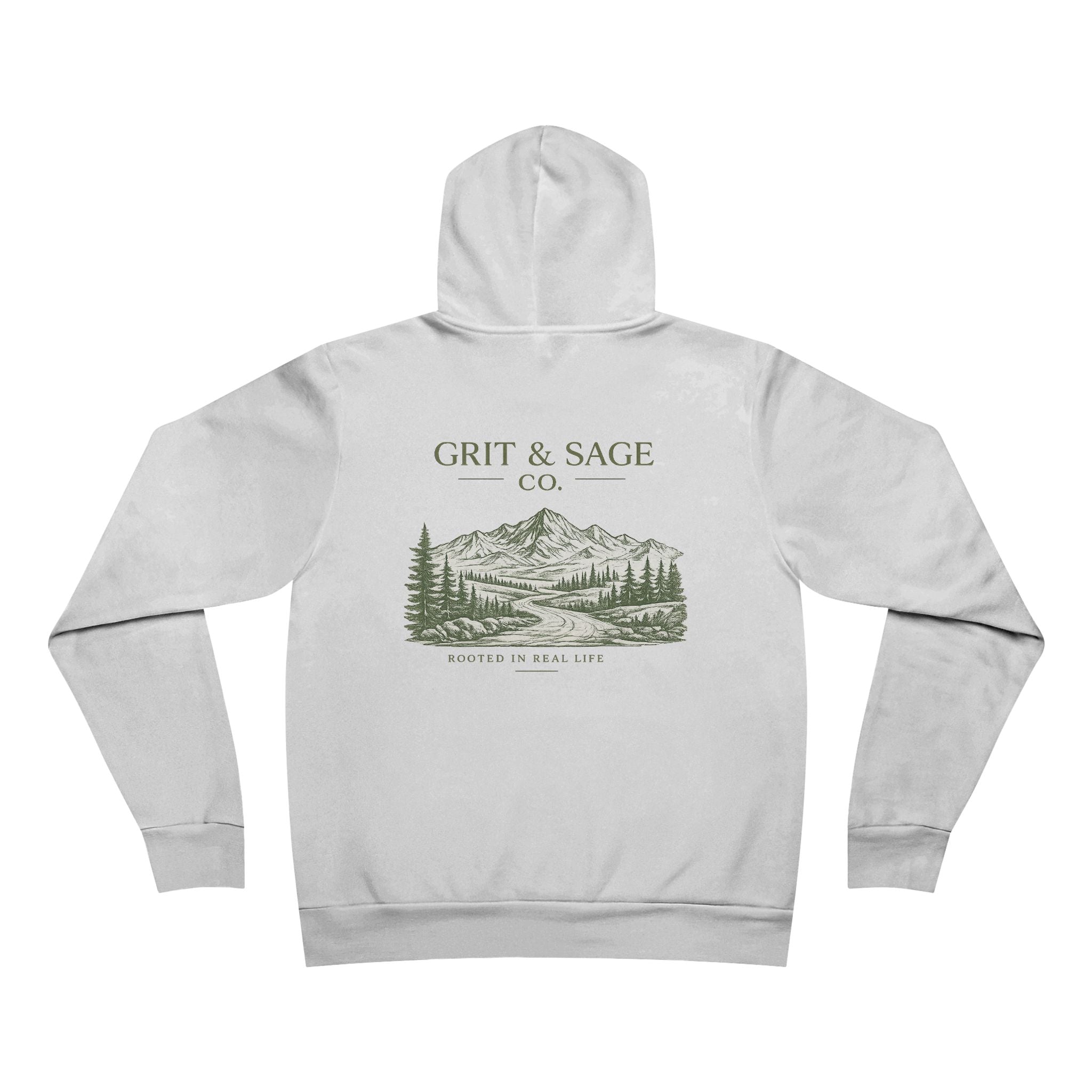 Grit & Sage Mountain Hoodie- Sage